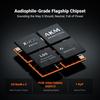 Fosi Audio ZH3 DAC Headphone Amplifier, AKM4493SEQ, XMOS XU316, PCM 768kHz, USB/Optical/Coaxial/RCA/12V Trigger, XLR/RCA/4.4mm/6.35mm, with