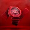 Casio G-Shock Youth Series Waterproof Sports Quartz Watch Resin Strap Men Watches Red GA-2100-4APR