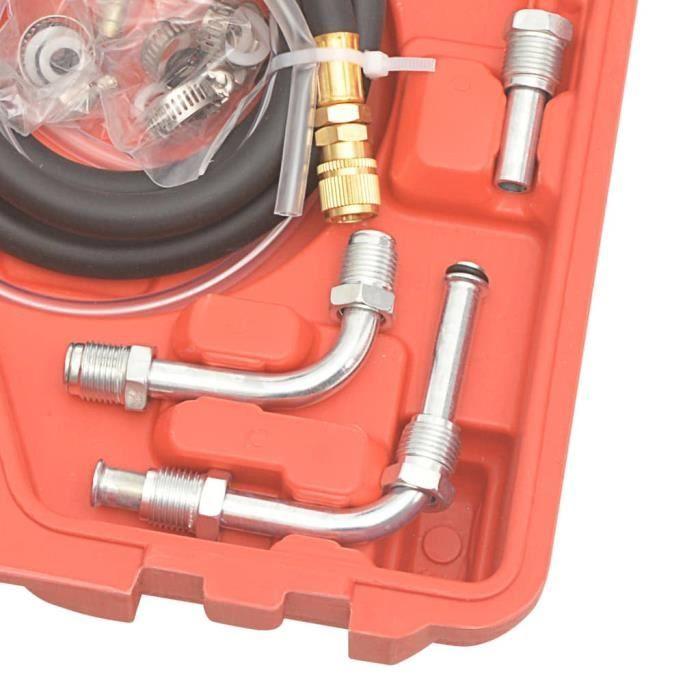 VidaXL Kit de testeur de pression d'injection de carburant