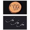 10Pcs/set Fishing Tackle Live Shrimp Fixing Hook with Hole Designs Fishing Live Fish Hook Fishing Hook Barbed Fishhook