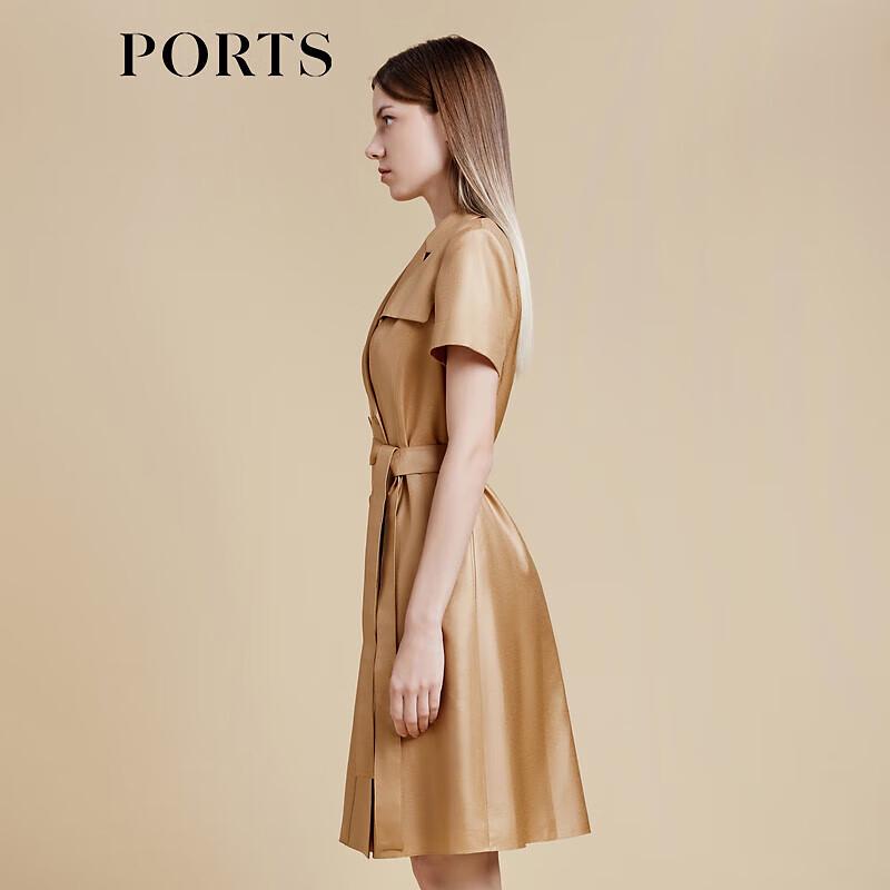 Ports Women's V-Neck Short Sleeve Dress LD8D248PWP061