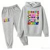 Haine Copii Sprunki Hanorac+pantaloni Vârsta 2-12 Băiat Fată Figurine Anime Incredibox Bluză Primăvară Toamnă Pulover pentru Copii Seturi