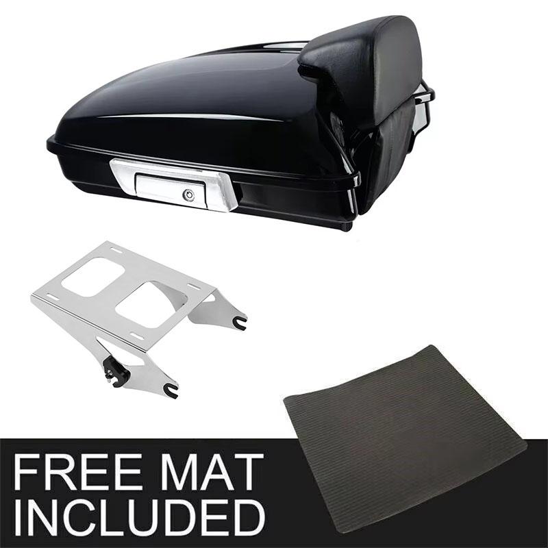 Motorcycle Razor Trunk Mount Rack For Harley Touring Road Glide Road King 2014-2025 Rear Bag