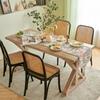 Vintage American Jacquard Table Runner Nordic Sideboard Flag Fabric Coffee TV Console Long Tablecloth