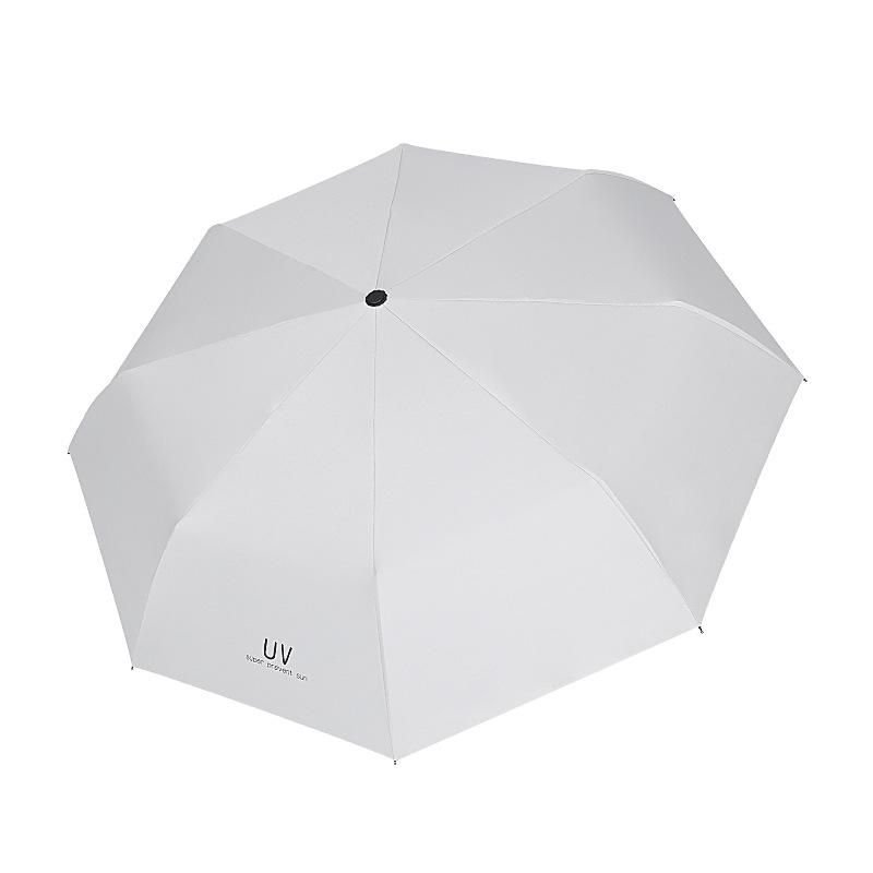 Parapluie pliant automatique UV, météo et pluie, petit écran solaire en vinyle frais, protection UV pour femmes