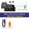 4K+2.5K Dash Cam Dual Lens 2160*3840P Recording Car Camera Built-In WiFi GPS DVR Dashcam Night Vision Video Recorder 24H Parking