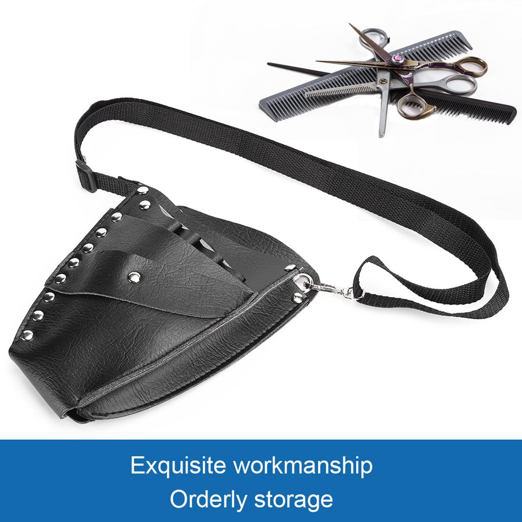 Multi Functional Scissors Bag Hair Clip Comb Hairdressing Tool Storage Waist Bag