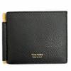 Excellent Bifold Wallet SOFT GRAIN LEATHER T LINE MONEY CLIP WALLET Used