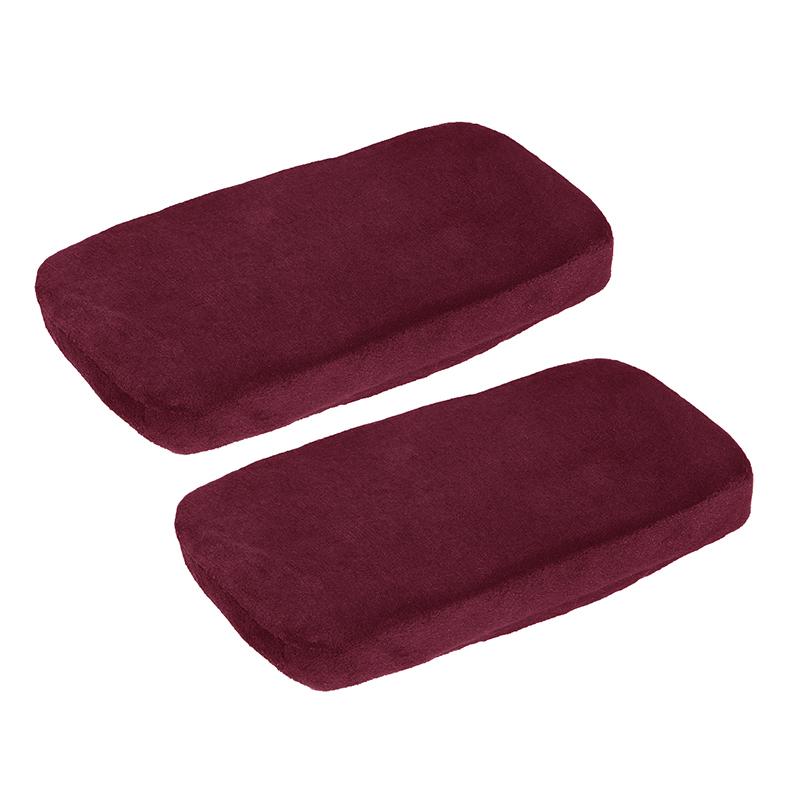 Colors Velvet Sponge Armrest Slipcover 1/2PCS Kit, Ideal for Office Chairs, Supports Elbows and Forearms