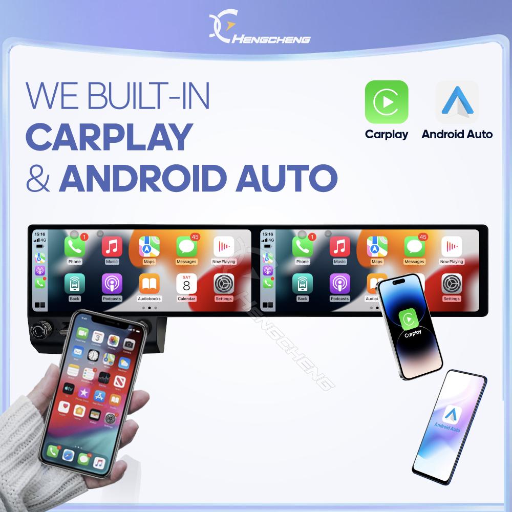 12.3Inch Dual screen Android 15 For Porsche 718 Boxster 2016-2025 Car Multimedia 360 Player GPS Navigation Radio Carplay 4G Auto