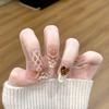 Xiaohongshu Flash White Wearing Nail Handmade Nail Piece Broken Diamond Nail Art Light Luxury Fake Nail Nail Piece