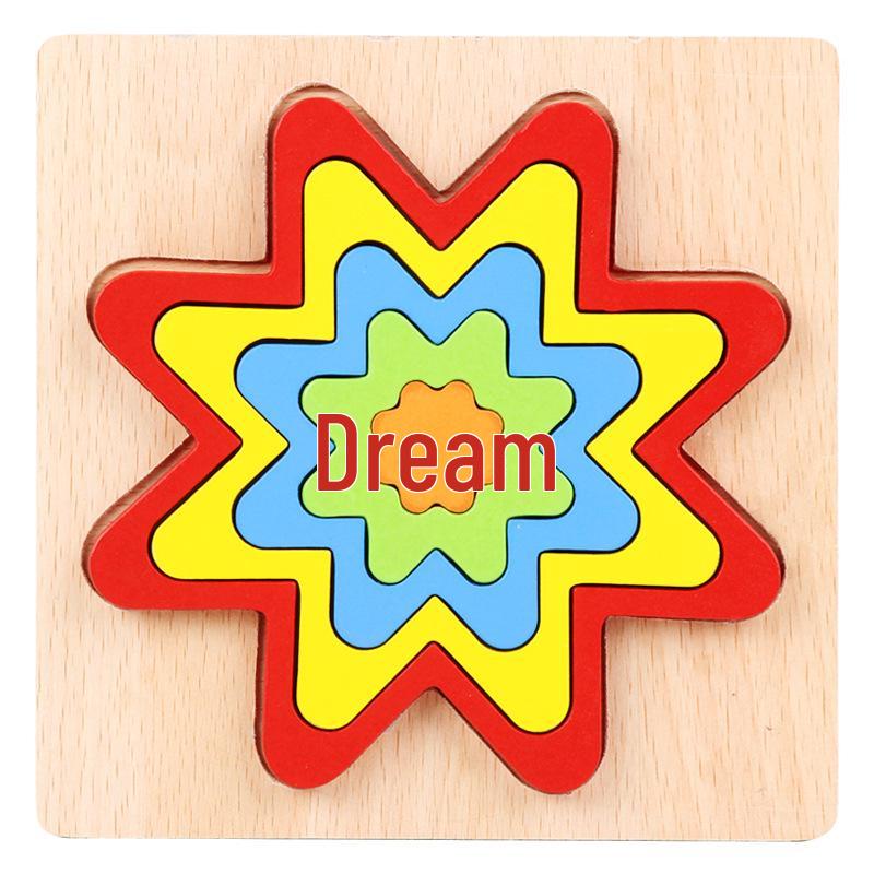 Wooden 3D Puzzle - Animal Cognition & Early Education for Kindergarten