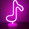 Heart-Shaped LED Neon Desk Lamp for Romantic Bedroom Decor