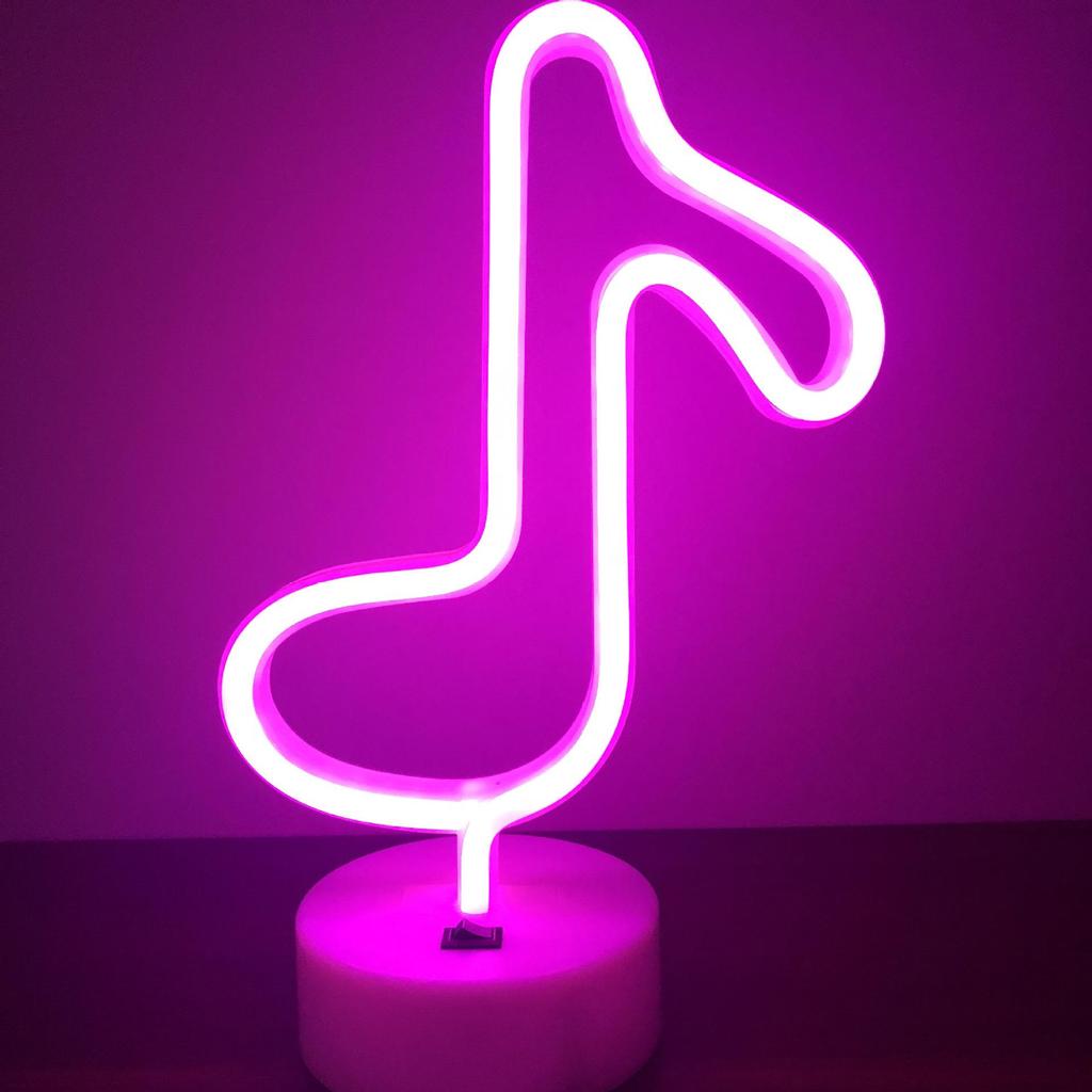 Heart-Shaped LED Neon Desk Lamp for Romantic Bedroom Decor