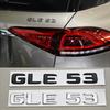 Car Trunk Letters Logo Emblem Badge Decals Sticker For Mercedes Benz AMG GLE Class GLE43 GLE53 GLE63 W166 V167 Auto Accessories