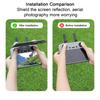 Anti Glare Sunshade Anti Scratch Multi Holes Adjustable Portable Sunshade for Mini 4 Pro with Screen Remote Control