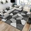 Moderne geometrisk teppe for stuedekor Sofabord Stort område Tepper Soverom Nattbord Fotpute Gang Balkong Gulvmatte