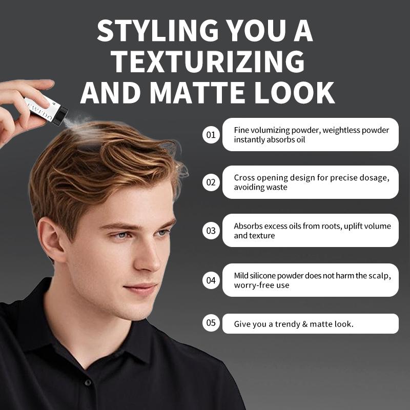 Haar Flauschiges Puder Haarschnitt Design Erhöht Haarvolumen Frizz Fixiert Langanhaltendes Modell Erfrischend Männer Und Frauen Haarstyling Puder