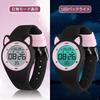 Cat-themed Smartwatch for Girls, Black, with Pedometer, Rechargeable, Waterproof Digital Watch, Sports Watch, Fitness Watch, Vibration Alarm, Date, Da