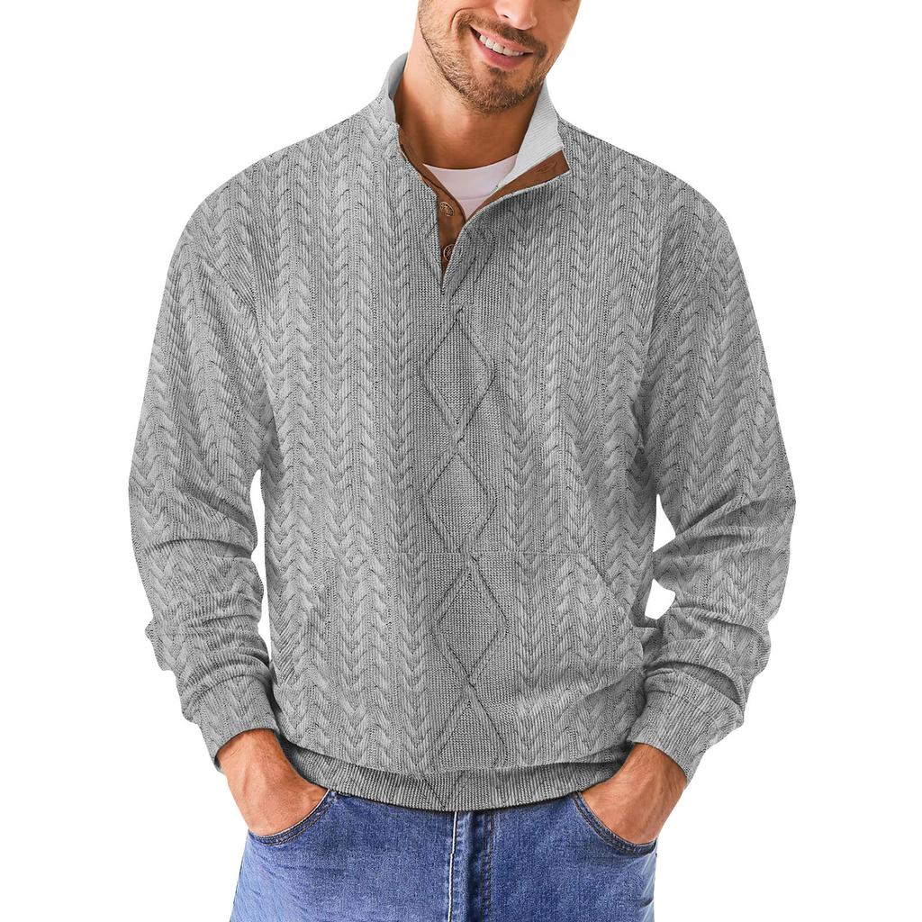 Lässiges Retro-Sweatshirt mit Farbverlauf für Herren