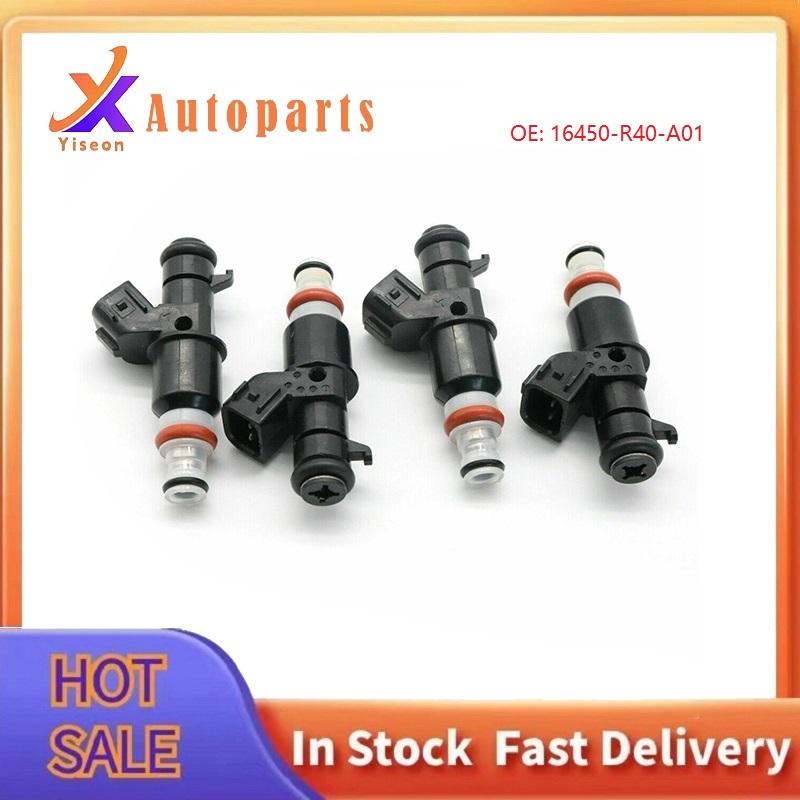

Форсунки топливных форсунок для Honda Accord Civic CR-V для Acura ILX TSX 16450-R40-A01 16450R40A01 16450 R40 A01 Авто