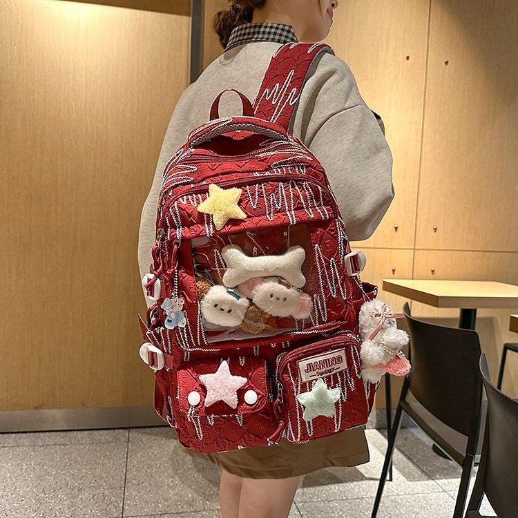 Schoolbag schoolbag for junior high school girls, high-value Japanese versatile girls, cute ins for primary school students, grades 3 to 6, backpack