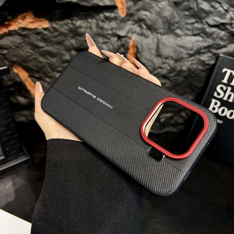 Red Camera Frame with Luxury Textured Case For IQOO 15 Ultra IQOO 15R 13 Vivo IQOO Z11 Turbo z10 turbo pro Ultimate Design Cover