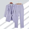 Summer  Thin Jacket Blazer Casual Wide Leg Pants Two Piece Elegant Women's Pants Set Office Outfits Business Clothing