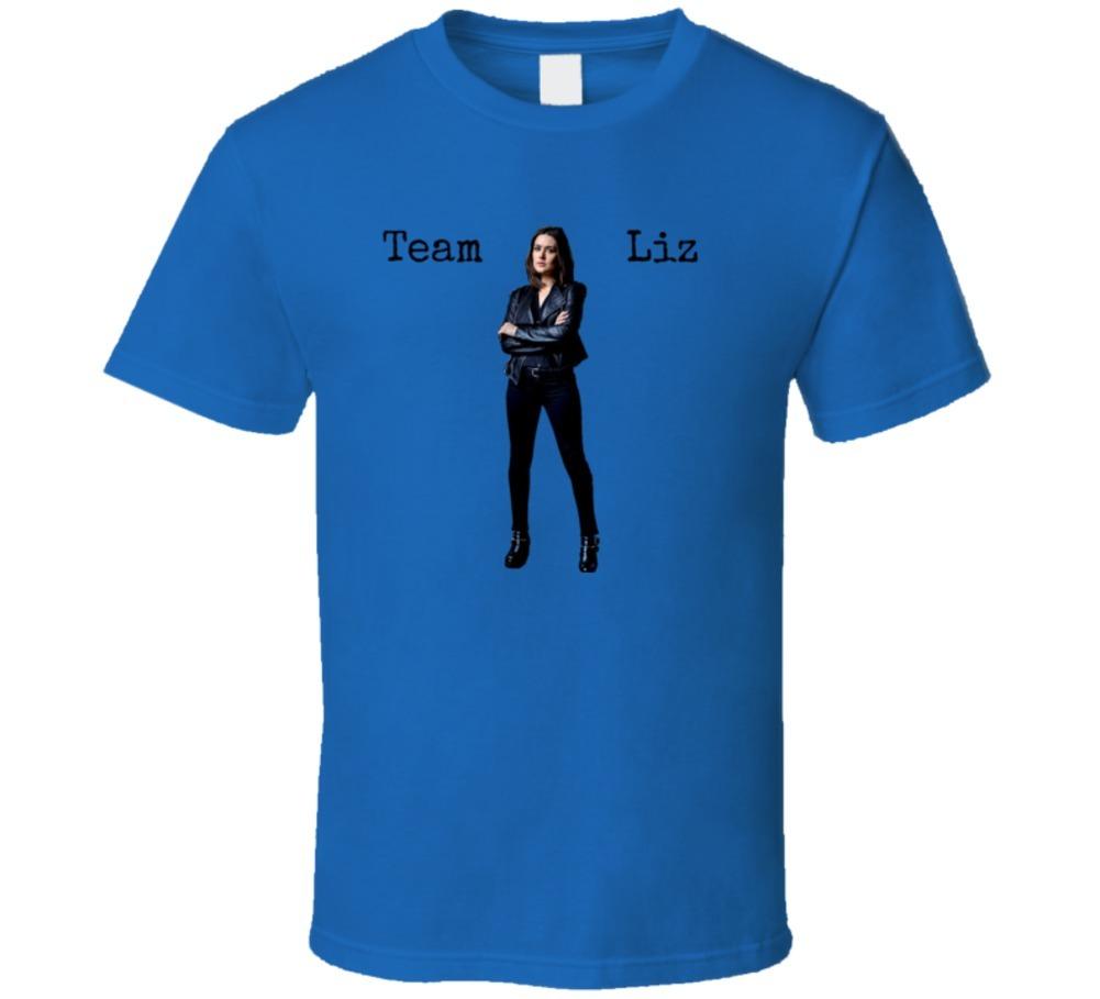 Team Liz T-Shirt Elizabeth Keen The Blacklist TV Show Megan Boone Unisex TShirt XXXL