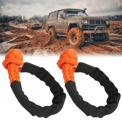 Manille à corde 11 mm de diamètre Manille souple Résistance à la rupture de 21 tonnes Résistante à l'usure Portable pour camion pour bateau pour VTT