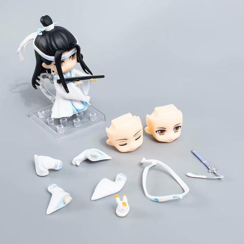 10CM Modaozushi Figur Wei Wuxian Lan Wangji Yilinglaozu PVC Action Figur Modell Kawaii Sammlerstücke Spielzeug