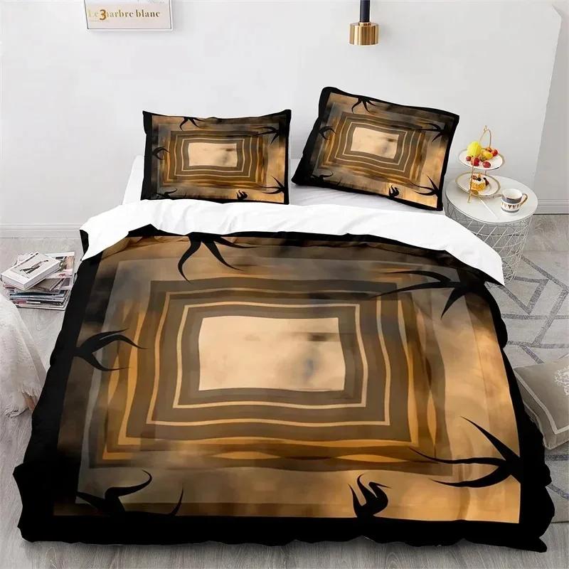 Halloween Bedding Set Pumpkin Duvet Cover Polyester Cartoon Horror Festival Bat Comforter Cover Twin King for Kids Adults Decor