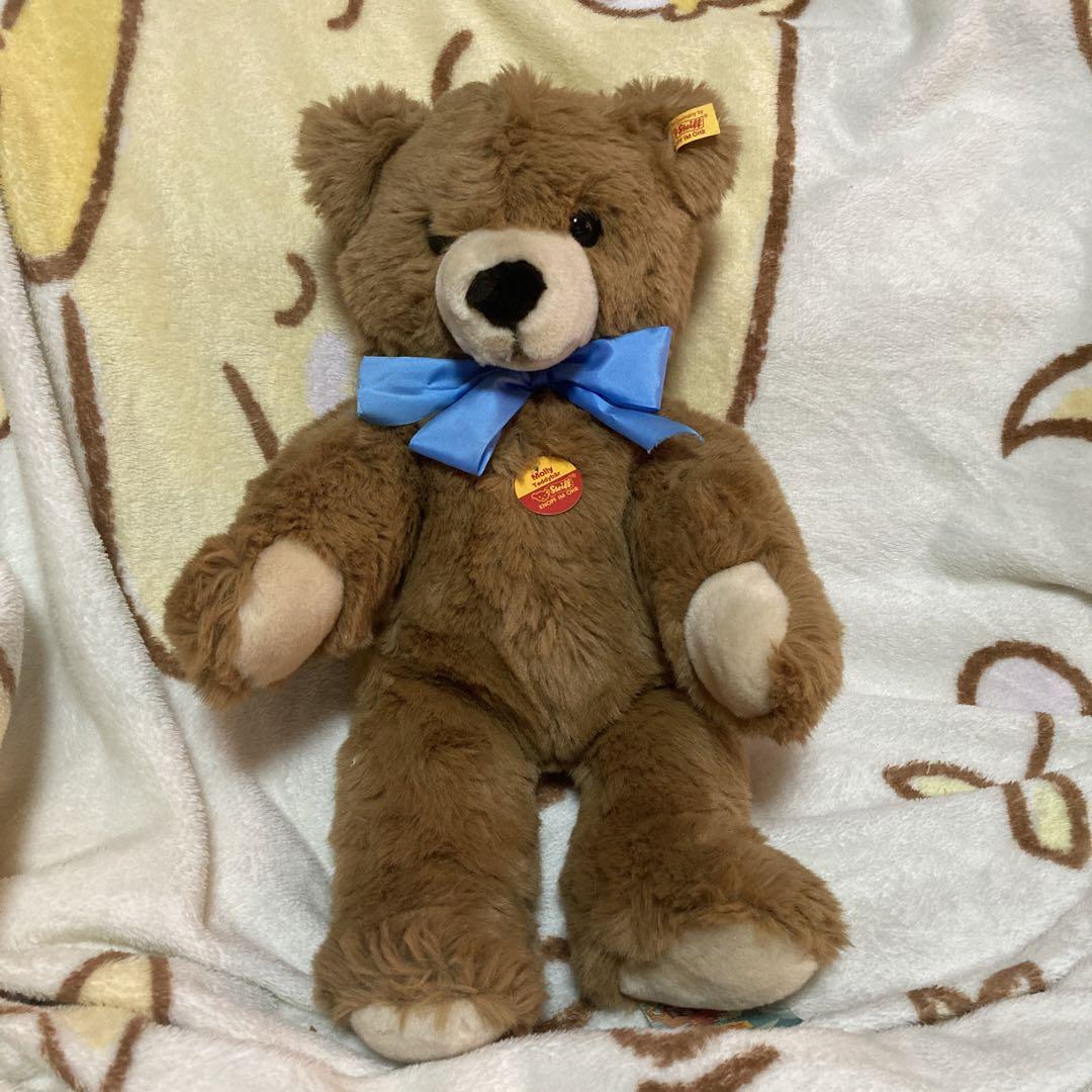 

[USED] Steiff Molly 019982 Teddy Bear Plush Toy with Paper Tag, Pre-owned