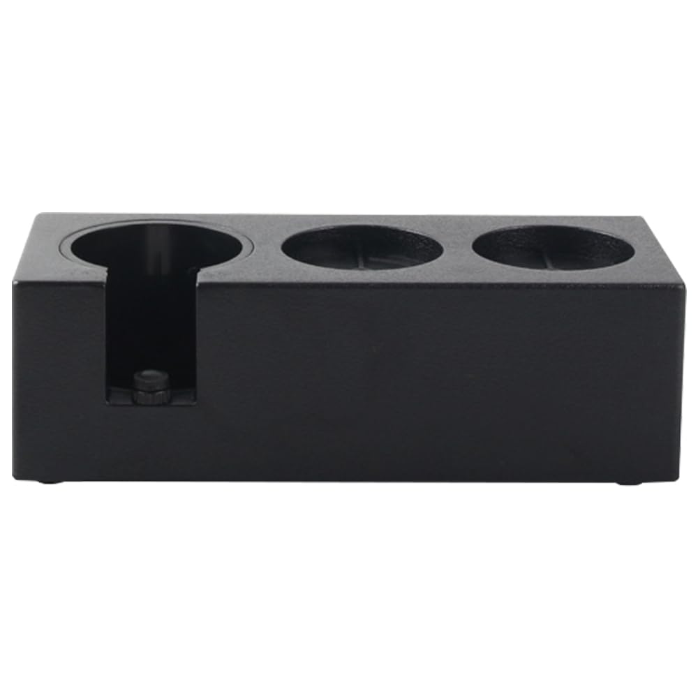 Knock Box, Tamper Stand, Tamping Stand, Coffee Tool Stand, Fits 51-58mm Coffee Makers, Includes Knock Box, Espresso Mat, ABS Material, Tamper Storage
