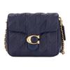 Times Square Tabby Sheepskin Shoulder Bag Small Women's Dark Marine Blue CW628-B4