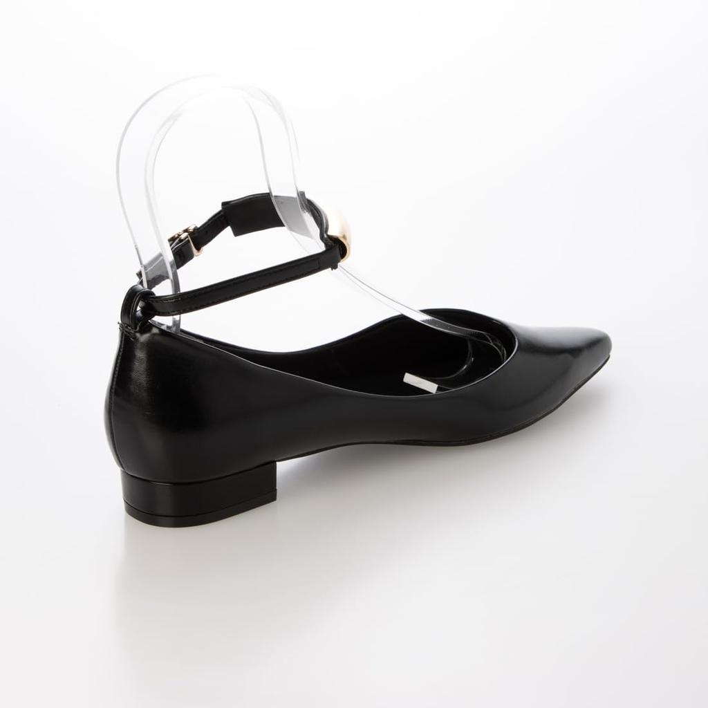 [Evol] Cushioned and Plush Wave Cut Flat Pumps