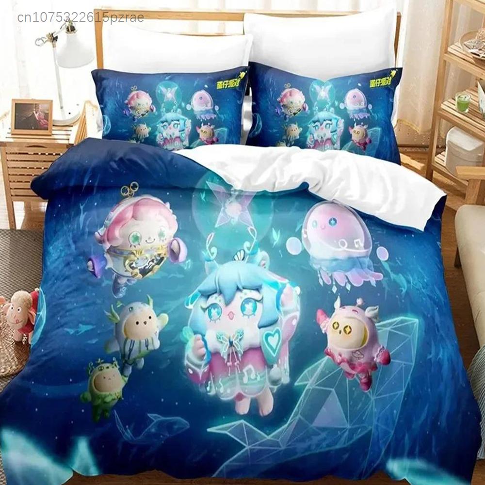 Eggy Party 3D Bedding Set Duvet Cover Pillowcases Single Twin Full Queen King Size Home Decor Quilt Pillowcase Boys Gift