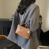 2026 spring new bucket bag casual texture commuter portable shoulder messenger bag women's bag