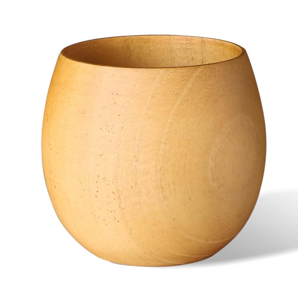 Natural Wood Cup, Teacup, Egg Cup, Wooden Lacquer Cup, Free Cup, Mug, Teacup, Dishwasher Safe, 250ml