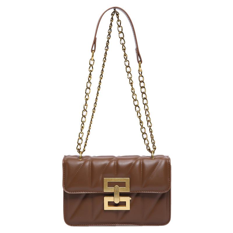 Trendy Crossbody Bag For Women 2024 Fashionable And Versatile Quilted Chain Bag