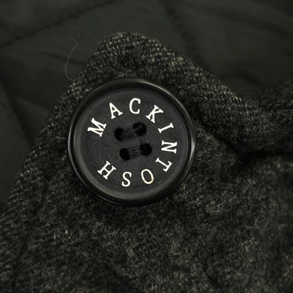 MACKINTOSH SCOTLAND Wool 100% Quilted Coat 34 Dark Gray Women Used