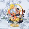 Anime One Piece Luffy Charlotte Linlin Edward Newgate Donquixote Doflamingo Kuzan Jinbe Acrylic Stand Figures Toys Decoration