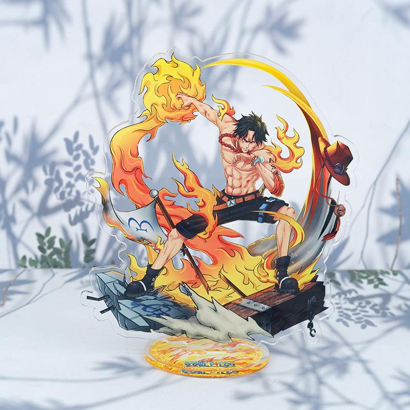 Anime One Piece Luffy Charlotte Linlin Edward Newgate Donquixote Doflamingo Kuzan Jinbe Acrylic Stand Figures Toys Decoration