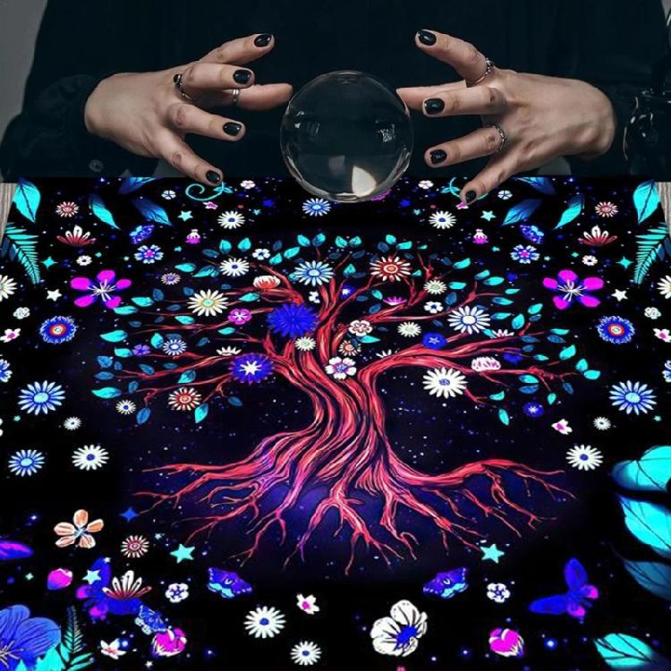 Square Altar Board Game Cards Pad Rune Table Cloth Metaphysical Board Game Mat