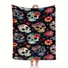 Elegant Aesthetic Pattern Art Blanket - Soft All-Season Multi-Purpose Throw for Sofa, TV Watching & Birthday Anniversary Gift