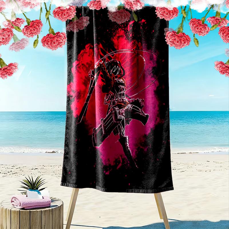 Guardian Realm beach towel soft Beach towel for vacation photos quick-drying swim towel seaside Absorbent bath towel Fashion Comfort beach