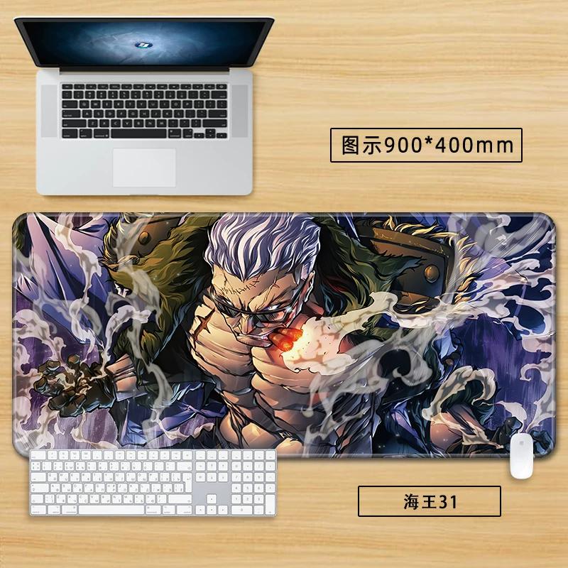 Anime Merchandise ONE PIECE Office Mouse Pad Oversized Boys Nautical King Animation Game Roronoa Zoro Computer Keyboard Cute Large Desktop Table Mat
