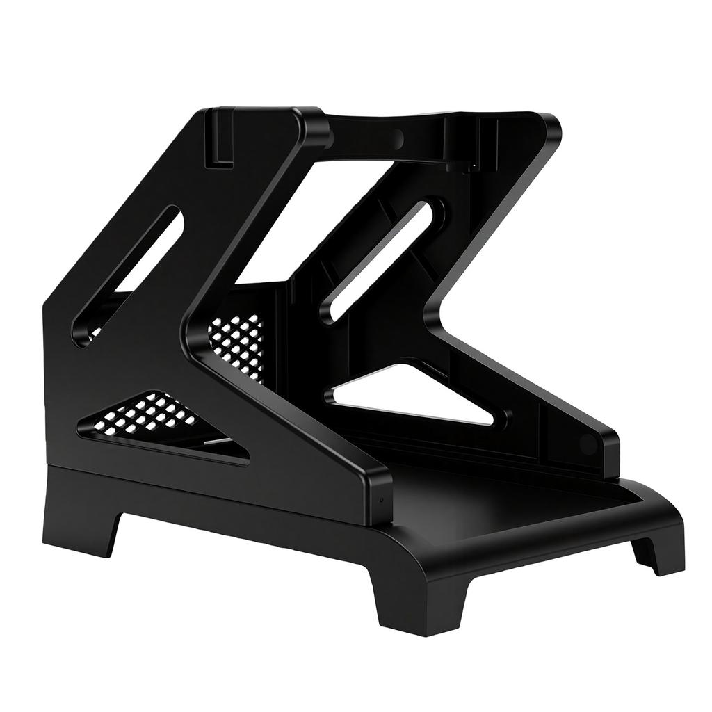 Label Holder for Rolls and Fan Fold Labels Compact Desktop Thermal Printer Label Stand