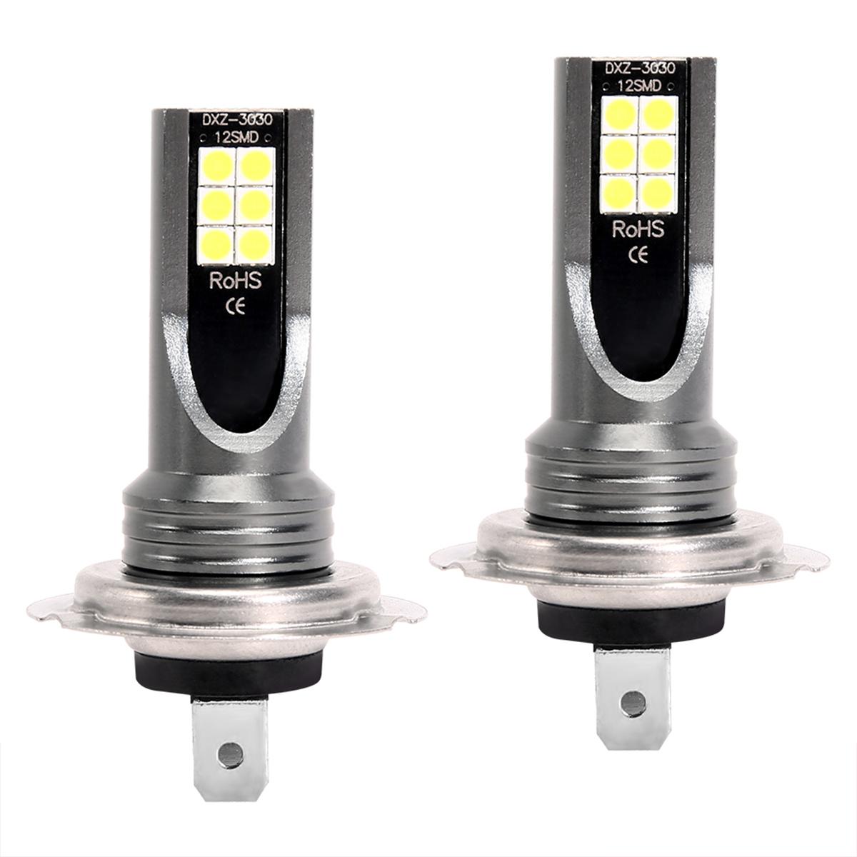 

2 шт. Светодиодная лампа H7 для фары 6000K 100 Вт Светодиодная противотуманная фара Высокомощная светодиодная автомобильная лампа Фара Автомобильные лампы для фар для автомобиля мотоцикла