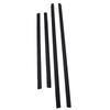 4pcs Car Window Weather Strip Replacement for Sentra 2001 2006 Windproof Rainproof Automotive Weather Rubber Seal Strip